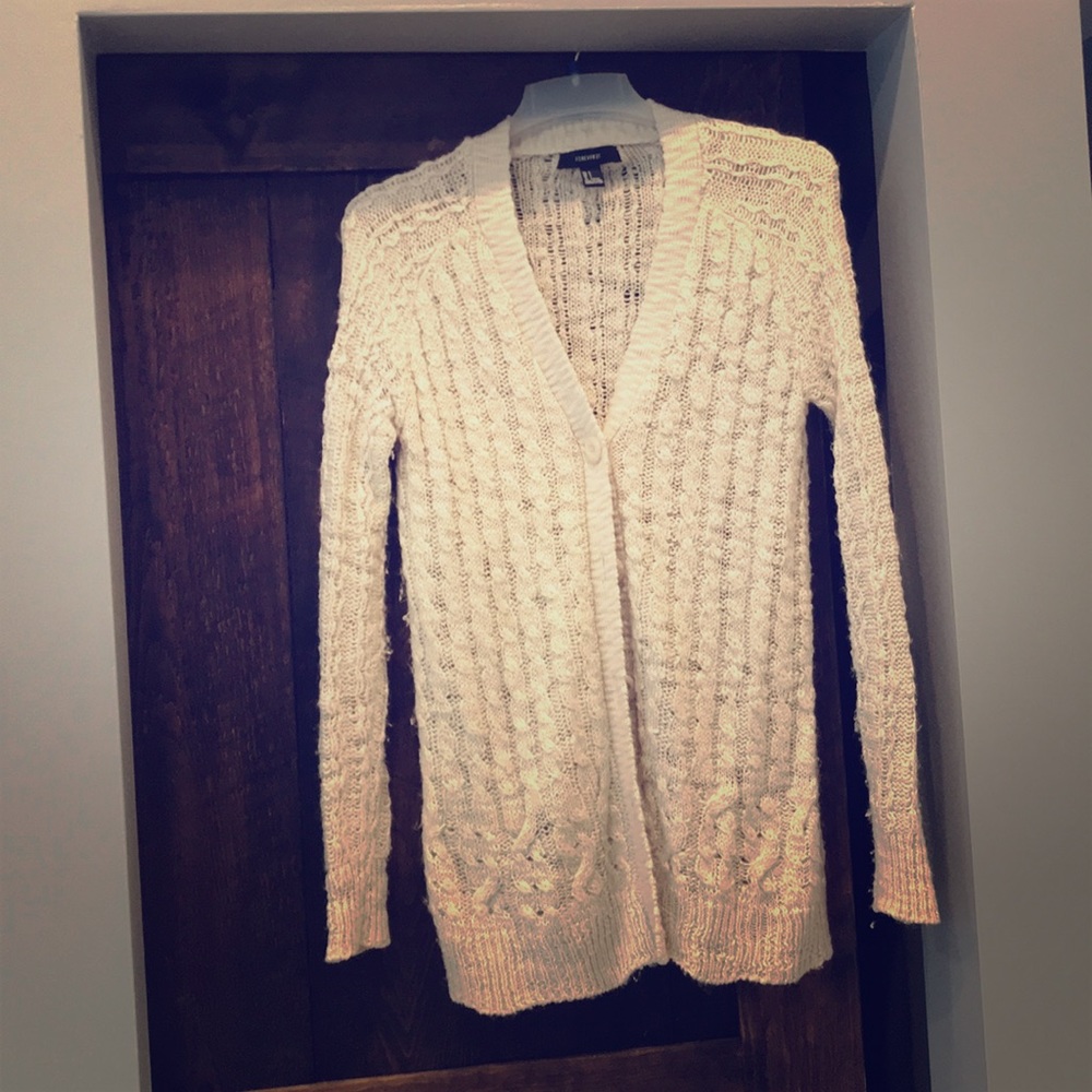2/$10 Forever 21 Cable-knit sweater